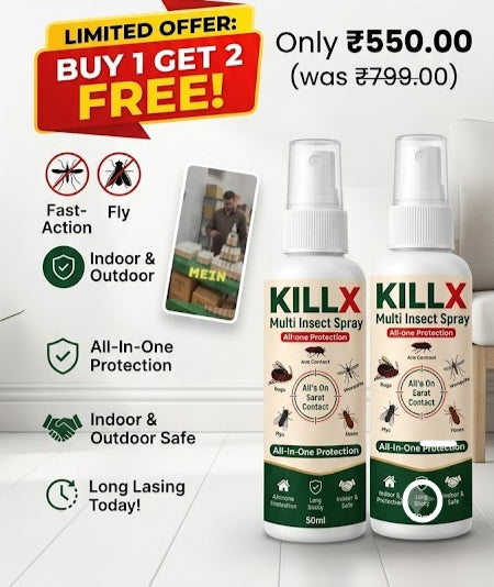 Killx Multi Insect Spray (Buy 1 Get 2 Free)